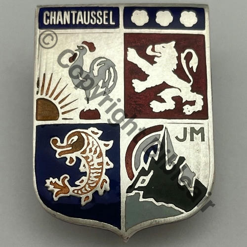 Grpt DAUPHINE Centre CHEZELLES Eqp lieu dit CHANTAUSSEL  A.AUGIS ST.BARTH LYON 3Lign Bol papillon fenetre Dos lisse irreg EMAIL Src.historiacollection2a PV510Eur 